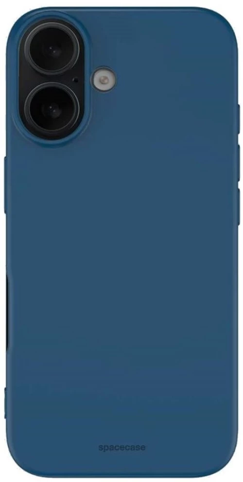 Θήκη iPhone 16 Spacecase Silicone Case Σιλικόνης - Blue (5905719111496)