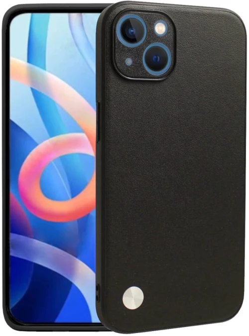 Θήκη iPhone 14 Bodycell Vegan Cover Σκληρή - Black (5206015075735)