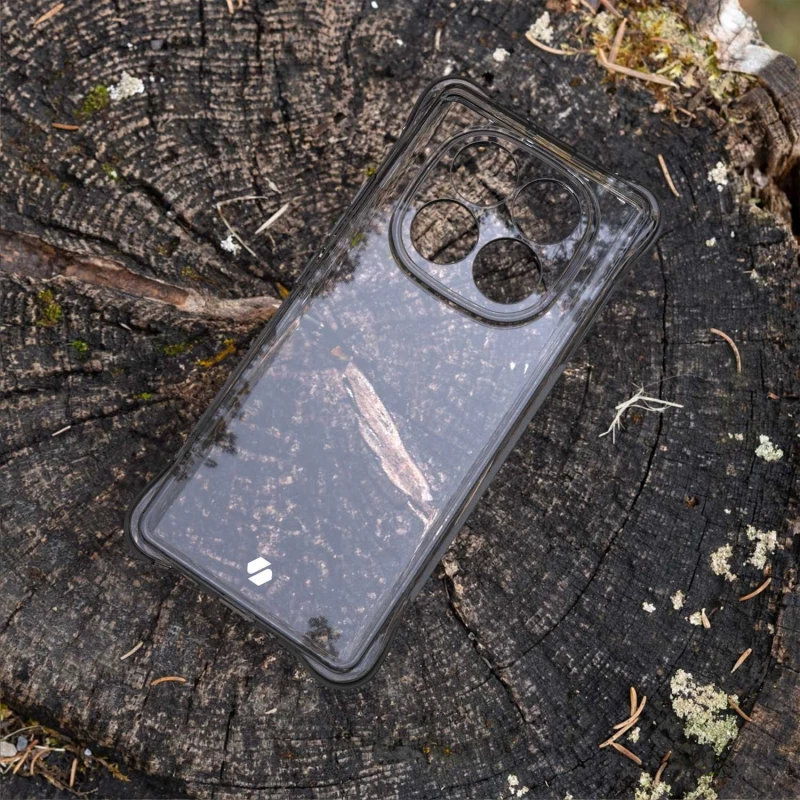 Θήκη Xiaomi Redmi Note 14 Pro 5G / Poco X7 Spacecase Anti-Shock Διάφανη Σιλικόνης 1mm - Clear (5905719113582)