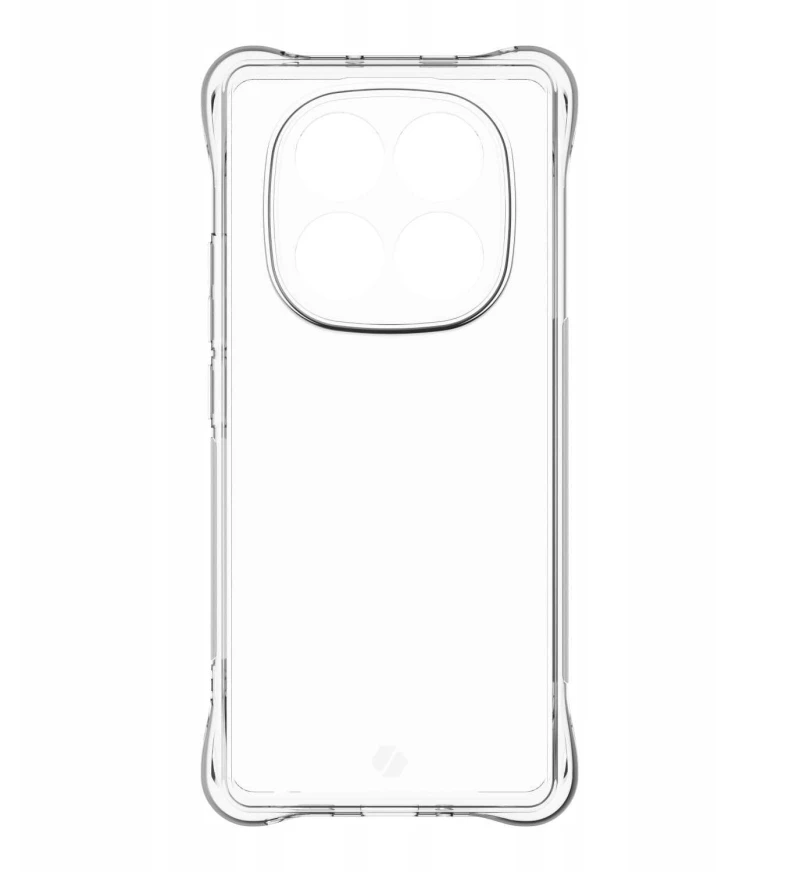 Θήκη Xiaomi Redmi Note 14 Pro 5G / Poco X7 Spacecase Anti-Shock Διάφανη Σιλικόνης 1mm - Clear (5905719113582)