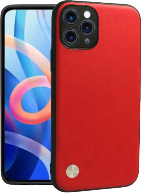 Θήκη iPhone 11 Pro Max Bodycell Vegan Cover Σκληρή - Red (5206015075483)