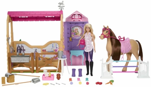 Mattel Barbie Σταβλος (Hxj44)