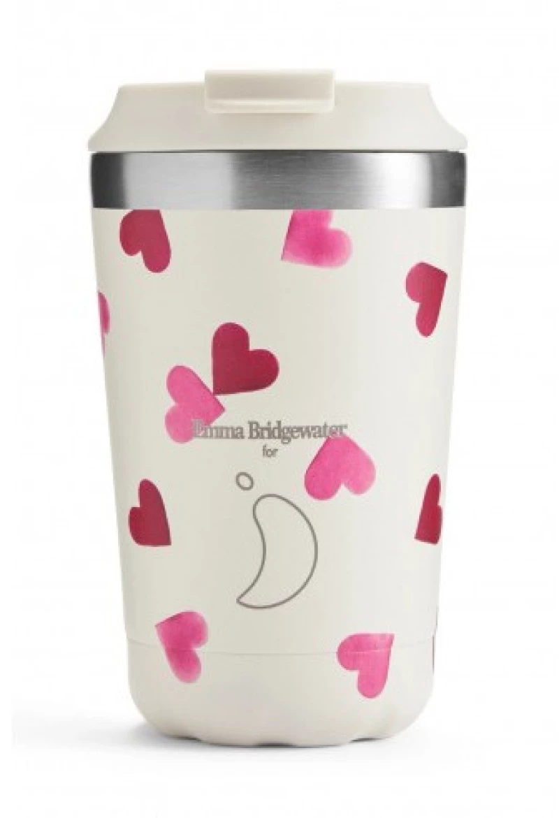 Ανοξείδωτο Μπουκάλι Chilly's Hearts Emma Bridgewater Coffee Cup 340ml  22770