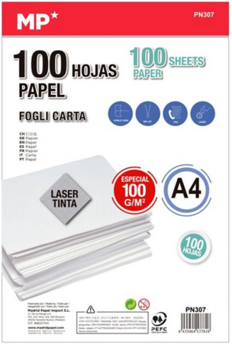 Χαρτί Φωτοτυπικό Α4 MP 100gr 100 φύλλα PN307