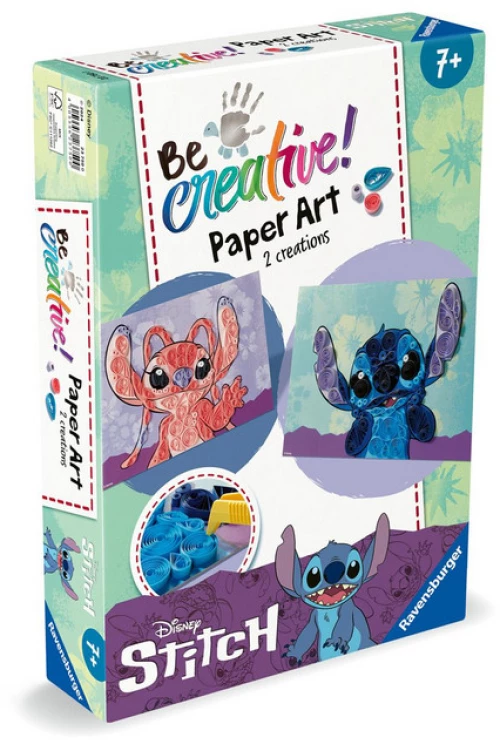 Ravensburger: be Creative! Paper art - Stitch &Amp; Angel (23750)