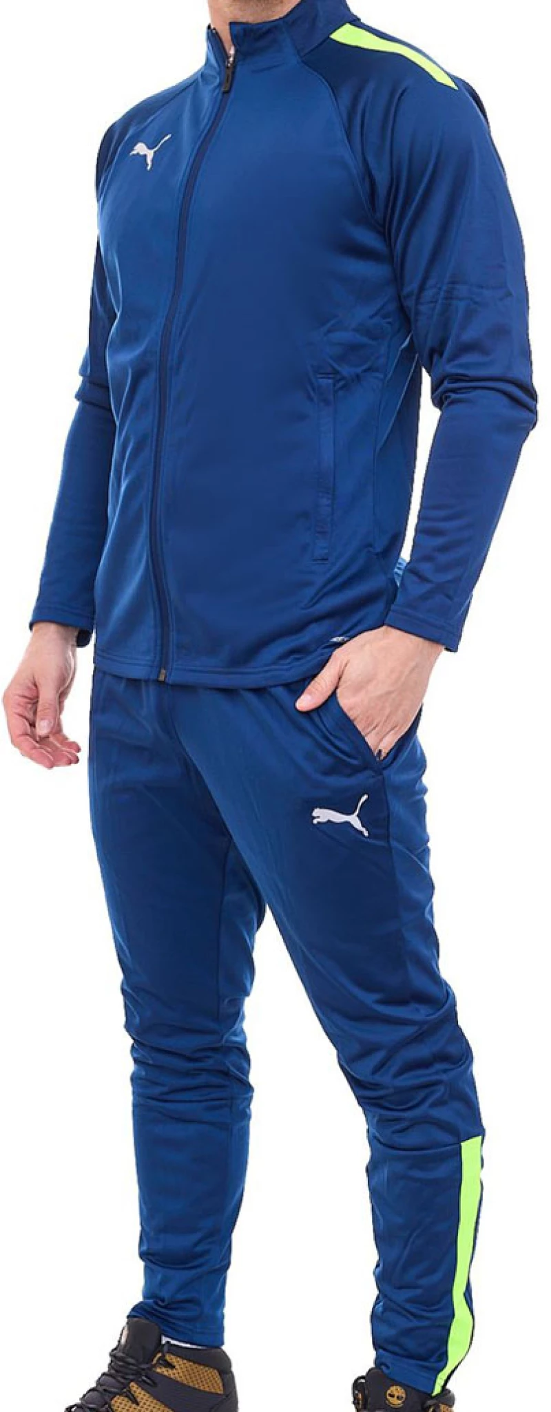 PUMA PUMA M TEAMLIGA TRCK BLU/PRO GREEN 658525-54
