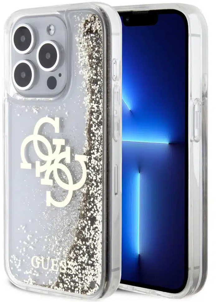 Guess iPhone 15 Pro Back cover case - Gold (GUHCP15LLG4GGO)