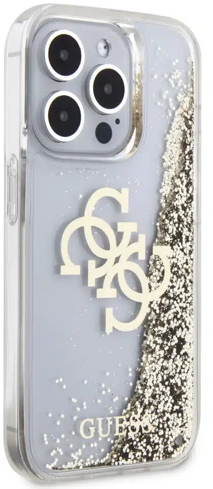 Guess iPhone 15 Pro Back cover case - Gold (GUHCP15LLG4GGO)