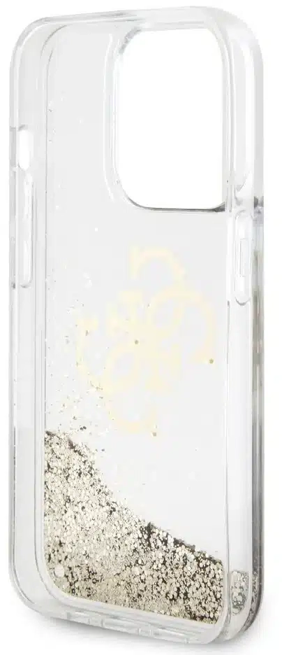 Guess iPhone 15 Pro Back cover case - Gold (GUHCP15LLG4GGO)