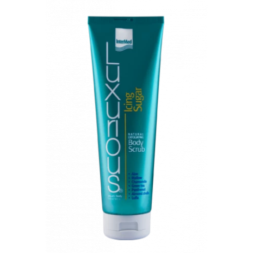 INTERMED Luxurious Icing Sugar Natural Exfoliating Body Scrub Απολεπιστικό Σώματος 280ml