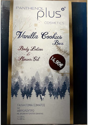 PANTHENOL Vanilla Cookies Shower Gel 320ml & Body Milk 200ml