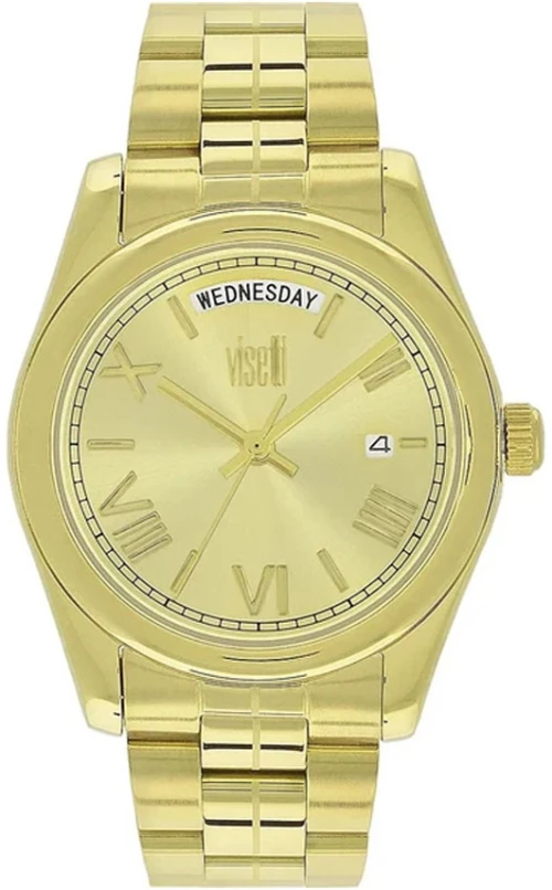 Ρολόι Γυναικείο Bracelet Yellow All Stainless Steel Visetti 42Z-SW007GG1