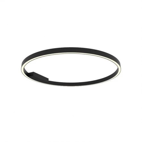 Πλαφονιέρα Φωτιστικό Οροφής 80cm LED 50W IP20 3000K Zambelis 23027 Μαύρο