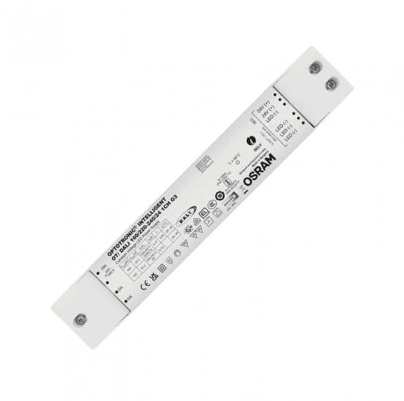 Driver Push Button 160W Λευκό DALI2 Osram 4062172274388 Zambelis 4062172274388 Λευκό