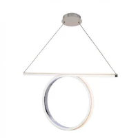 Κρεμαστό Φωτιστικό Οροφής LED 32W 3000K 1920LM 64Χ17 ZERO ACA HM98LEDP64CH Χρώμιο