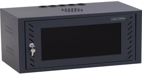 Rack mini επίτοιχο ανθρακί 4U Central 3000030004/C Ανθρακί
