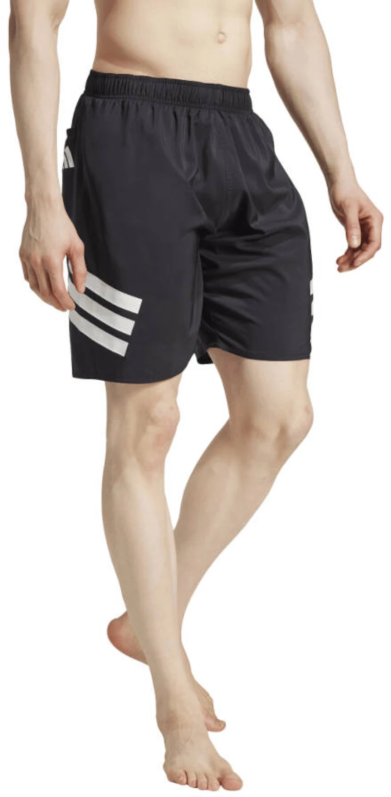 Ανδρικό Μαγιό Σορτς Adidas Icon 3-Stripes Black / White  Μαύρο Λευκό