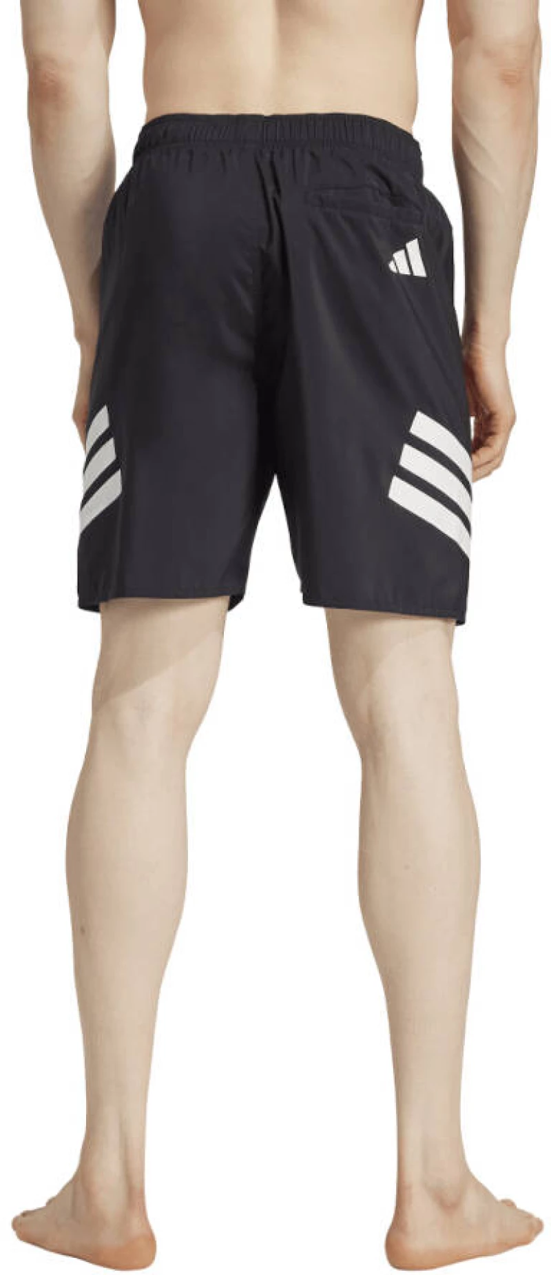 Ανδρικό Μαγιό Σορτς Adidas Icon 3-Stripes Black / White  Μαύρο Λευκό