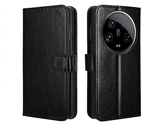 Θήκη Πορτοφόλι Trend Wallet Xiaomi Mi 14Ultra Μαύρο (OEM)