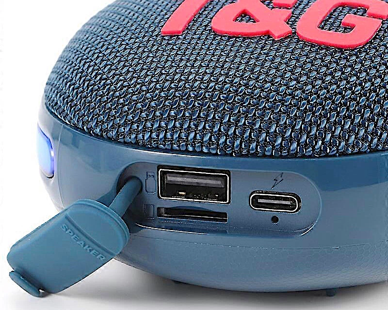 T+G TG447 Mini Portable Outdoor Sports Bluetooth Speaker (Μωβ)
