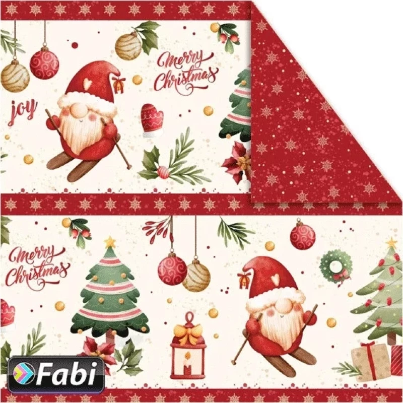 Χαρτόνι χριστουγεννιάτικο 50x70 διπλής όψης XMAS JOY LINE