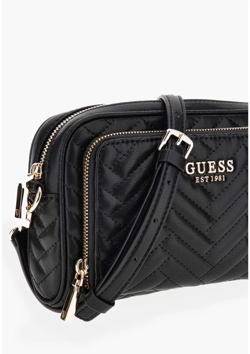 Guess QG950814-BNL Anning-Black Τσαντάκι Χιαστί