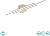 Φωτιστικό Οροφής RL Lighting Cinto R67873107 Νίκελ Ματ (3000K)