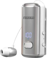 Fineblue F580 In-ear Bluetooth Handsfree Ακουστικό Ασημί