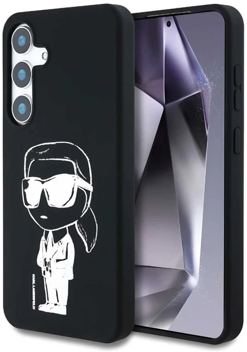 Karl Lagerfeld Θήκη Silicone Graffiti MagSafe Samsung Galaxy S25 Ikonik