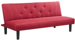 Καναπές Κρεβάτι ArteLibre ASTRI Κόκκινο 180x77x73cm