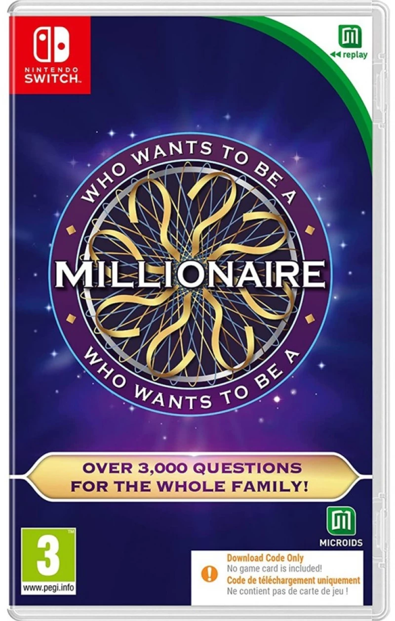 Who Wants To Be a Millionaire? (Code in a box) / Nintendo Switch
