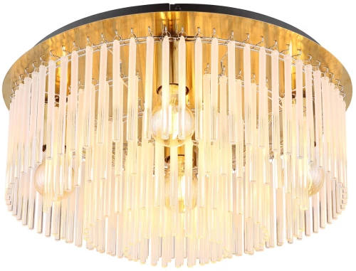 ceiling light metal gold colors matt, 5x E27 - 15698D1M