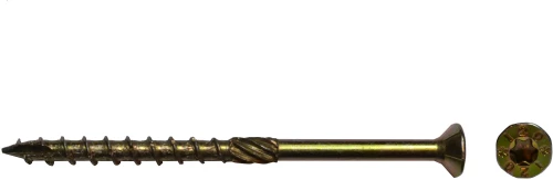 Νοβοπανόβιδα torx κίτρινη με σχίσιμο 360τεμ. 8x60mm. Ποσότητα κιβωτίου 4 x 360 / 361-08X060-360