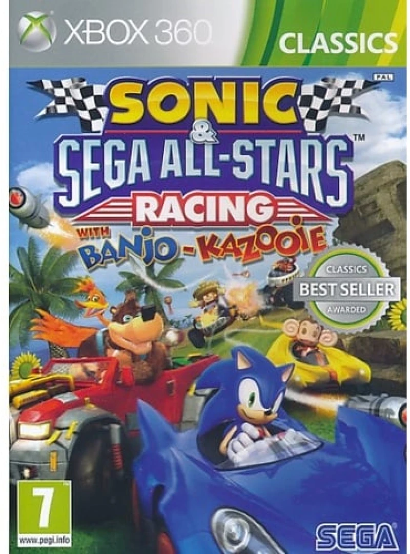 Sonic & SEGA All-Stars Racing w. Banjo & Kazooie (Classics) / Xbox 360