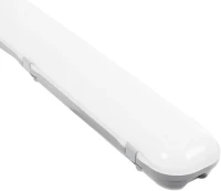 GLOBOSTAR® EMERGANO 60179 60cm Γραμμικό Βιομηχανικό Φωτιστικό Tri-Proof Τεχνολογίας Emergency με Ενσωματωμένη Μπαταρία Li-Ion 3.7V 2600mAH & Αυτονομία 3 Ώρες LED 24W 2880lm 120° AC 220-240V Αδιάβροχο IP65 Ψυχρό Λευκό 6000K - LUMILEDs SMD Chip & TÜV SÜD Dr