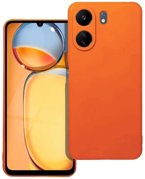TechWave Soft Silicone case for Xiaomi Redmi 13C orange