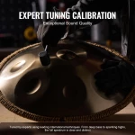 VEVOR Handpan Drum 22 in 9 Notes D Minor Steel Drum Hand with Mallets for Adult