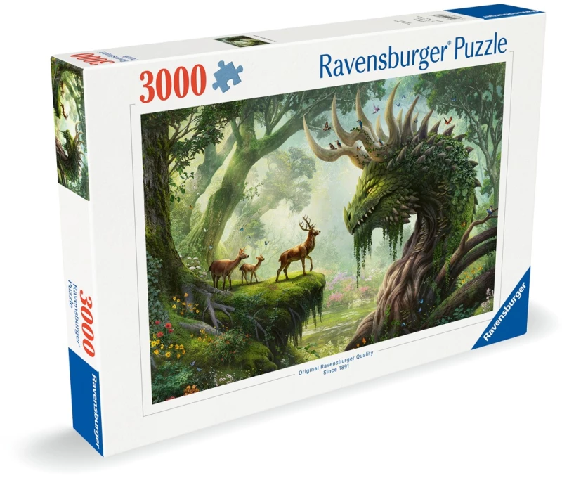 Ravensburger - Puzzle The Forest Dragon awakes 3000p (12000808) / Toys
