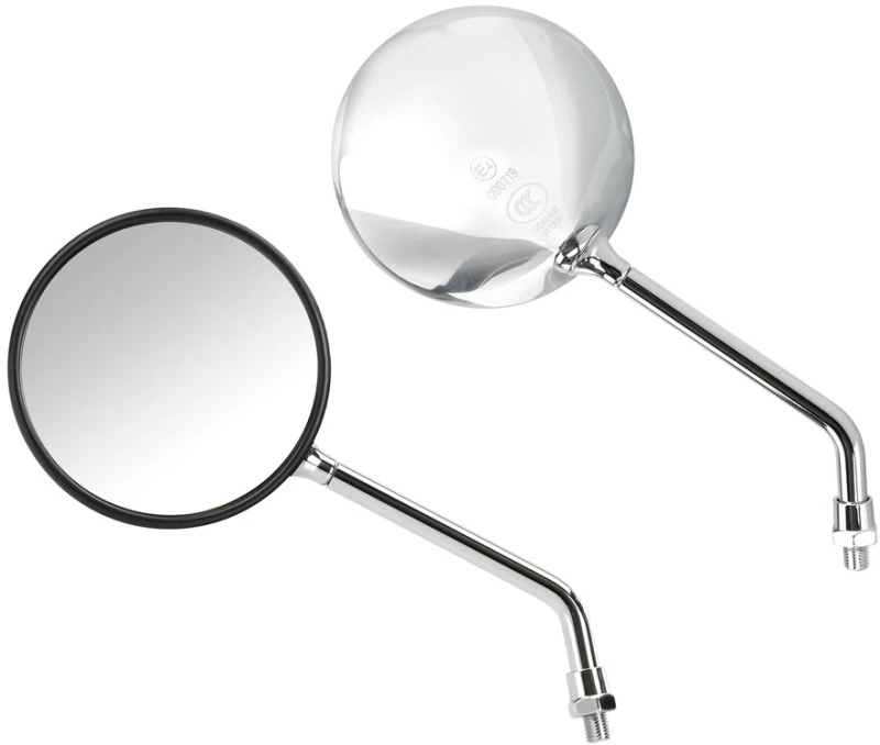 ΚΑΘΡΕΠΤΕΣ MOTO OPAL CHROME ΣΤΡΟΓΓΥΛΟΙ M10x1,25 DX ΧΡΩΜΙΟ LAMPA - 2 τεμ.