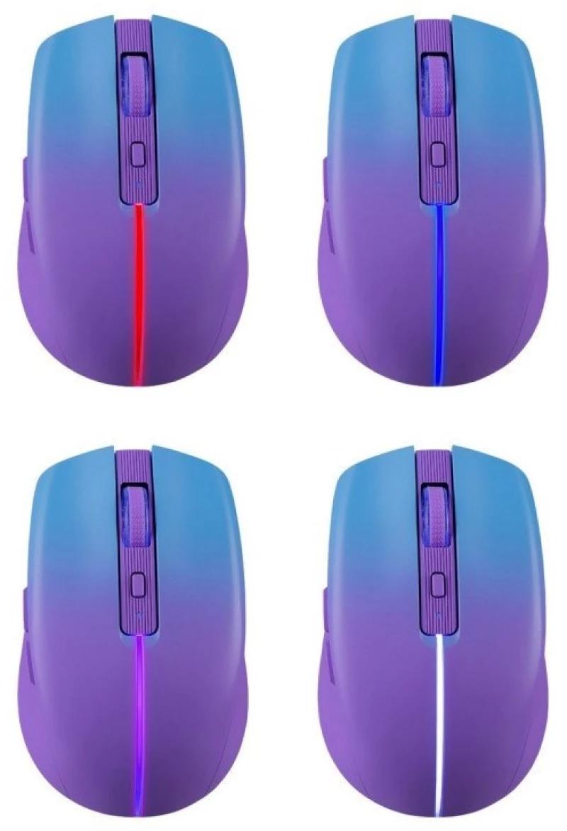 MOUSE DEFENDER MYSTERY MM-301 RF+BT PURPLE 1600dpi 6P