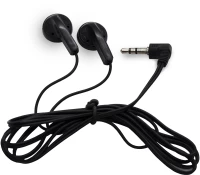 Hands Free 3.5mm Χωρίς Μικρόφωνο Κατάλληλα για Διαλέξεις και Ηχητικές Ξεναγήσεις 1.2m Μαύρα
