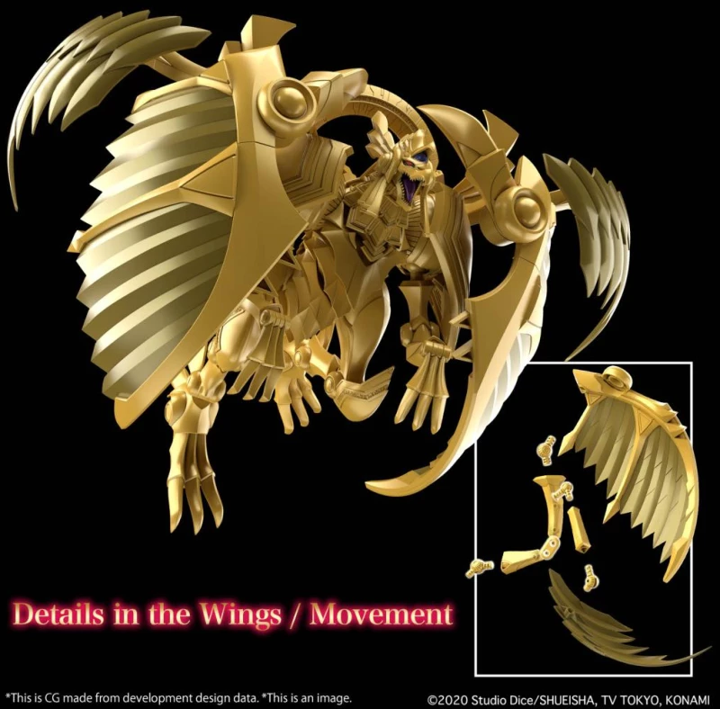 YU-GI-OH! -Figure-rise stand. Amplified Winged dragon of Ra -Model Kit
