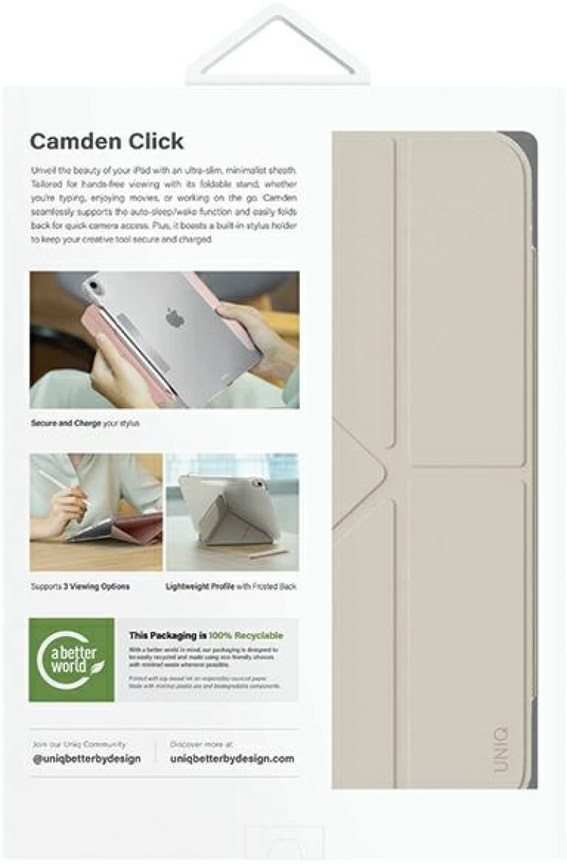 Uniq Camden Click case for iPad Air 11" 2024 - beige