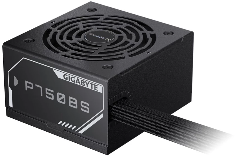 GIGABYTE P750BS Power Supply - PCI-E 6+2 Pin x 4, 80 PLUS Bronze, 120mm Fan, ATX compatible, EU Plug