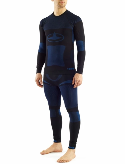 Viking Dante Thermoactive Underwear for Men Black-Navy 500-15-1717-15 Set XL