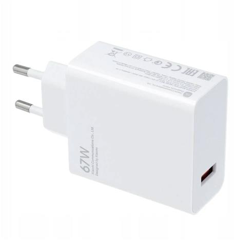 Φορτιστής Ταξιδίου Xiaomi MDY-12-EH 67W 6.2A Λευκό (Ασυσκεύαστο)