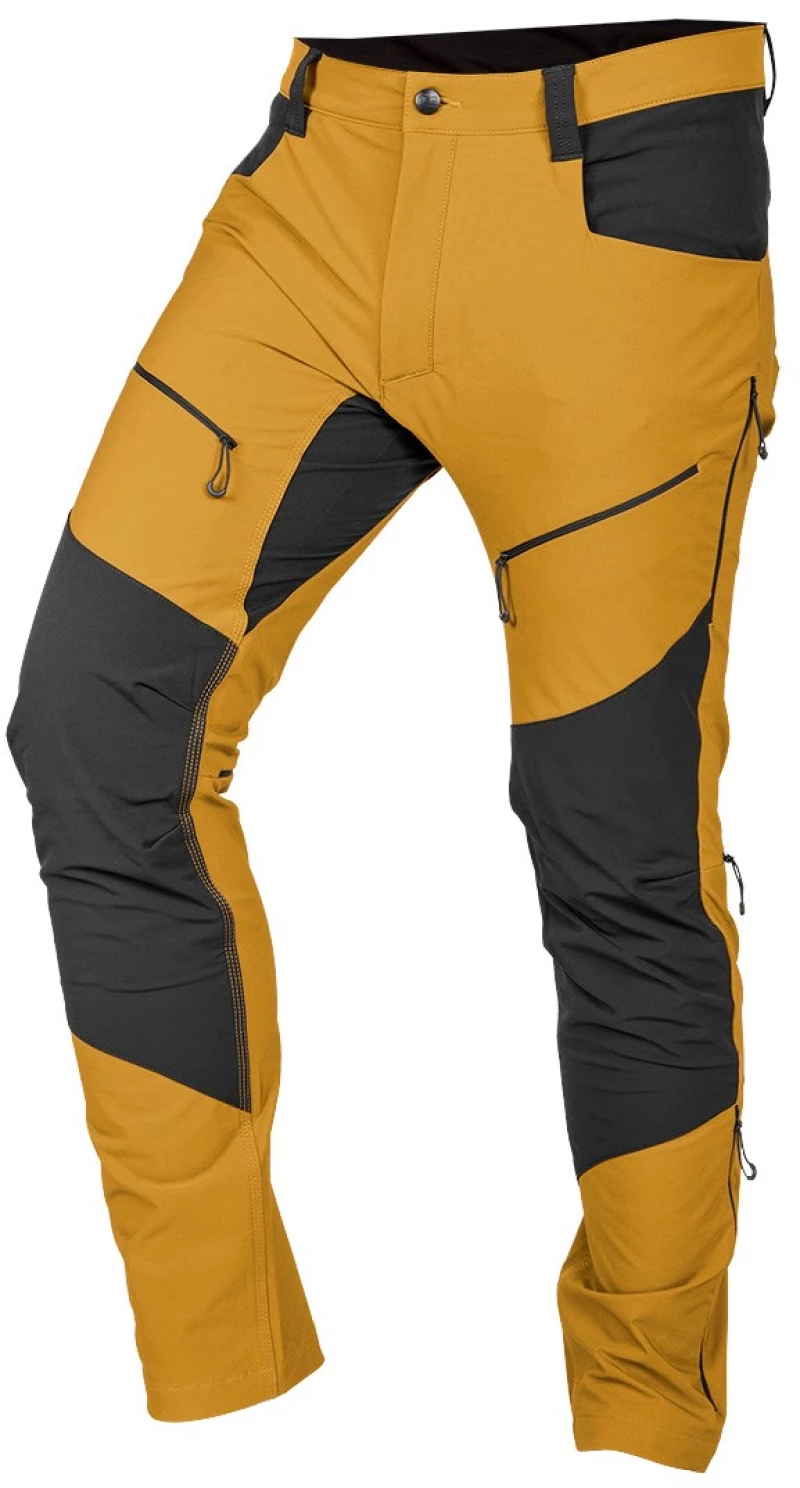 Work trousers OUTDOOR, 4 way stretch, mustard, size S