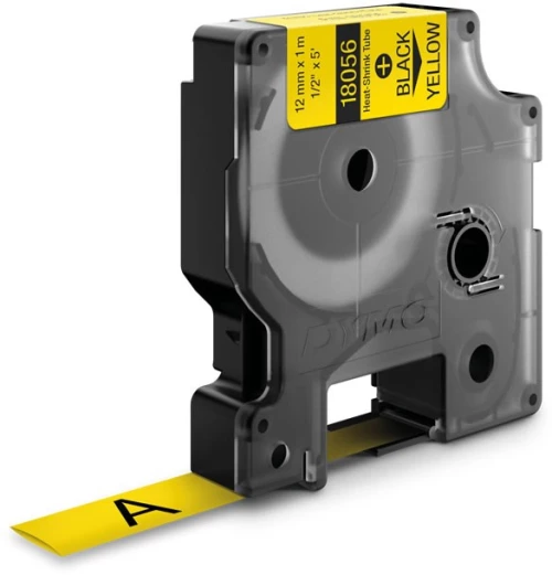 DYMO IND Heat-Shrink Tube Labels - 12mm x 1,5m