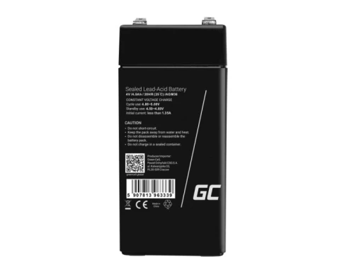 Green Cell AGM36 UPS battery VRLA AGM 4 V 4.5 Ah