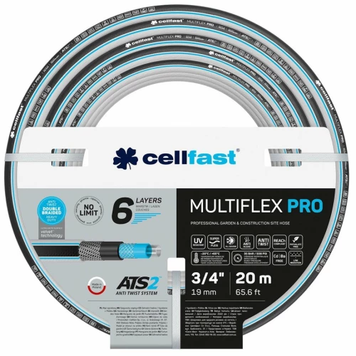 CELLFAST GARDEN HOSE MULTIFLEX PRO ATS2 3/4" 50m